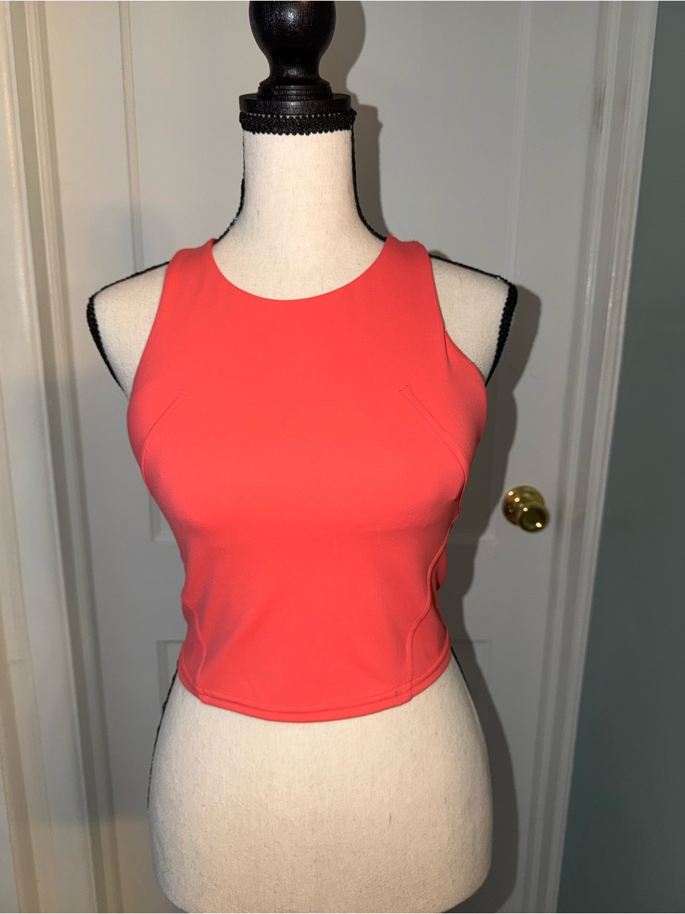 lululemon athletica Coral Sleeveless Crop Top